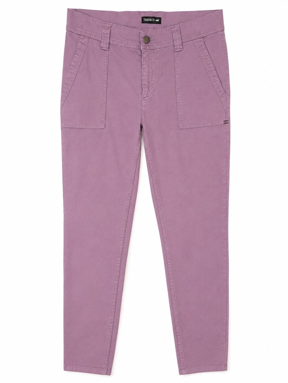 Toad & Co Earthworks Sz 8 Ankle Pants Organic Cotton Granola Girl Mauve
